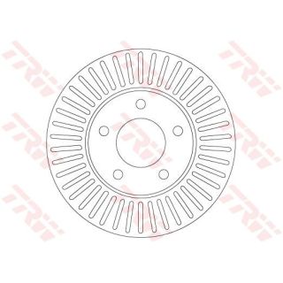 Stabdžių diskas TRW DF6922