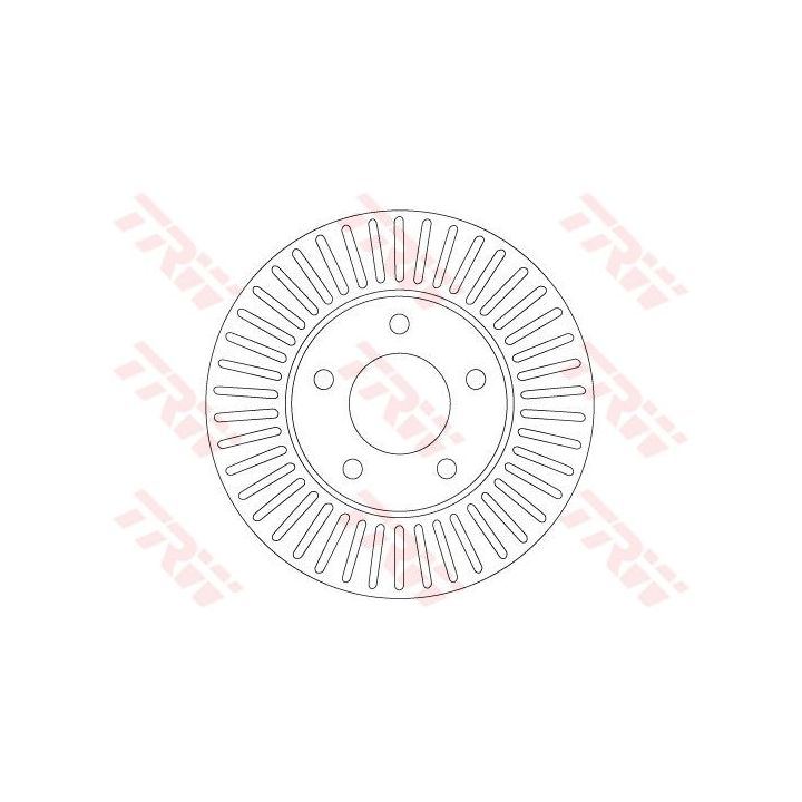 Stabdžių diskas TRW DF6922