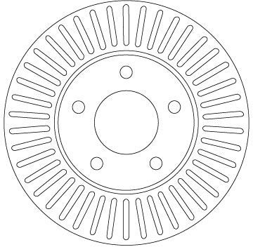 Stabdžių diskas TRW DF6922