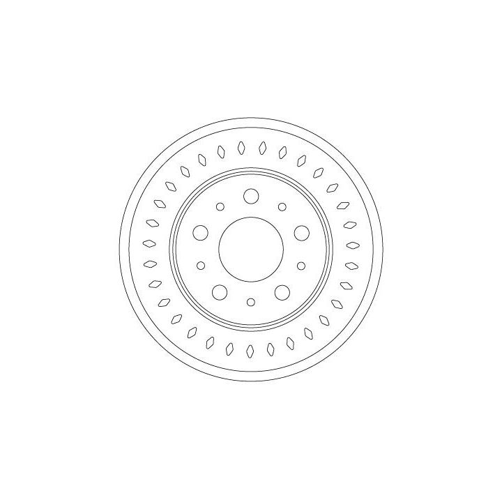 Stabdžių diskas TRW DF6925S