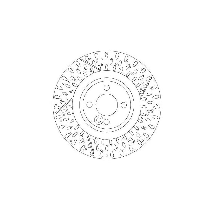 Stabdžių diskas TRW DF6930S