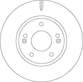 Stabdžių diskas TRW DF6936