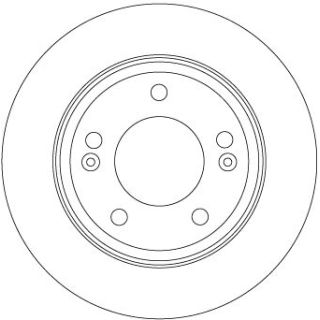 Stabdžių diskas TRW DF6937