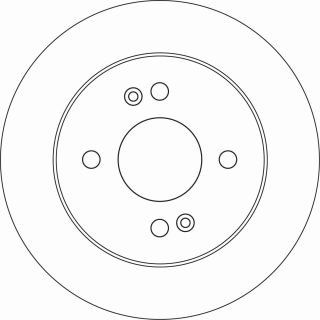 Stabdžių diskas TRW DF6949