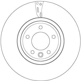 Stabdžių diskas TRW DF6954S