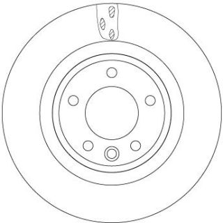 Stabdžių diskas TRW DF6956S