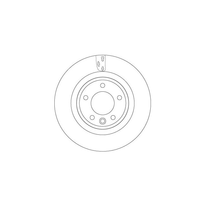 Stabdžių diskas TRW DF6956S