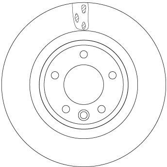 Stabdžių diskas TRW DF6956S