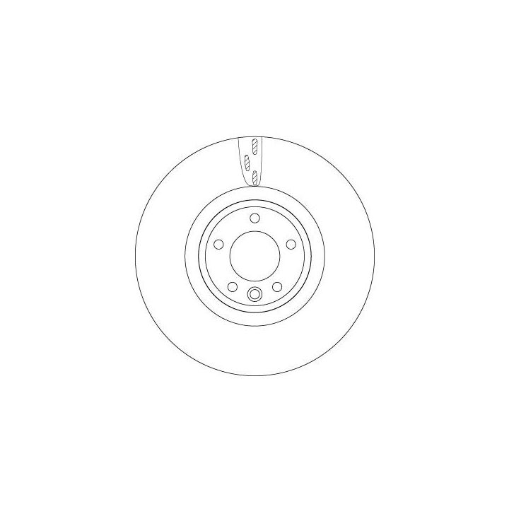 Stabdžių diskas TRW DF6957S