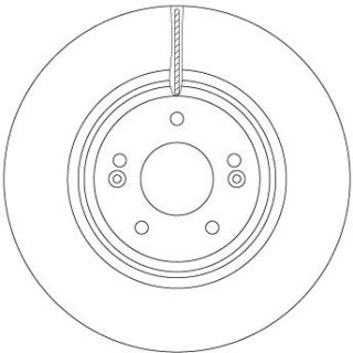 Stabdžių diskas TRW DF6958S