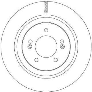 Stabdžių diskas TRW DF6959