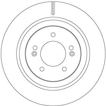 Stabdžių diskas TRW DF6959