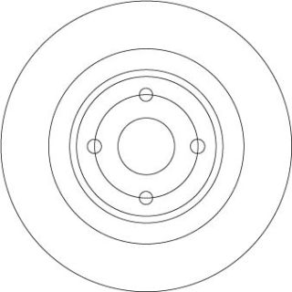 Stabdžių diskas TRW DF6974