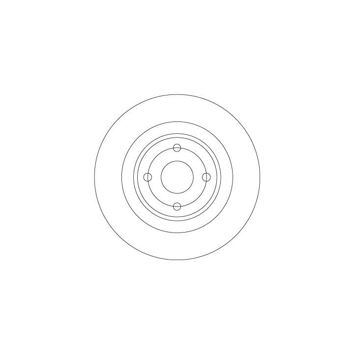 Stabdžių diskas TRW DF6974