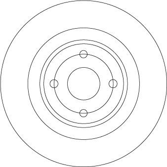 Stabdžių diskas TRW DF6974