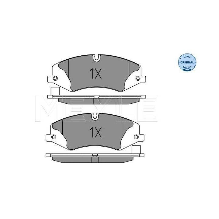Stabdžių trinkelių rinkinys, diskinis stabdys MEYLE 025 250 2119