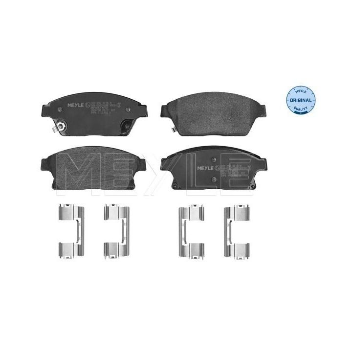 Stabdžių trinkelių rinkinys, diskinis stabdys MEYLE 025 250 3418/W