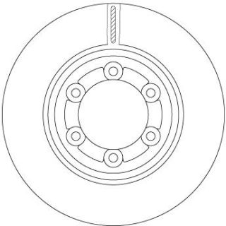 Stabdžių diskas TRW DF6984