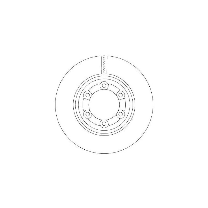 Stabdžių diskas TRW DF6984