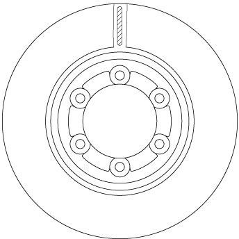 Stabdžių diskas TRW DF6984