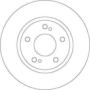 Stabdžių diskas TRW DF7028