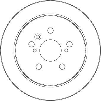 Stabdžių diskas TRW DF7257