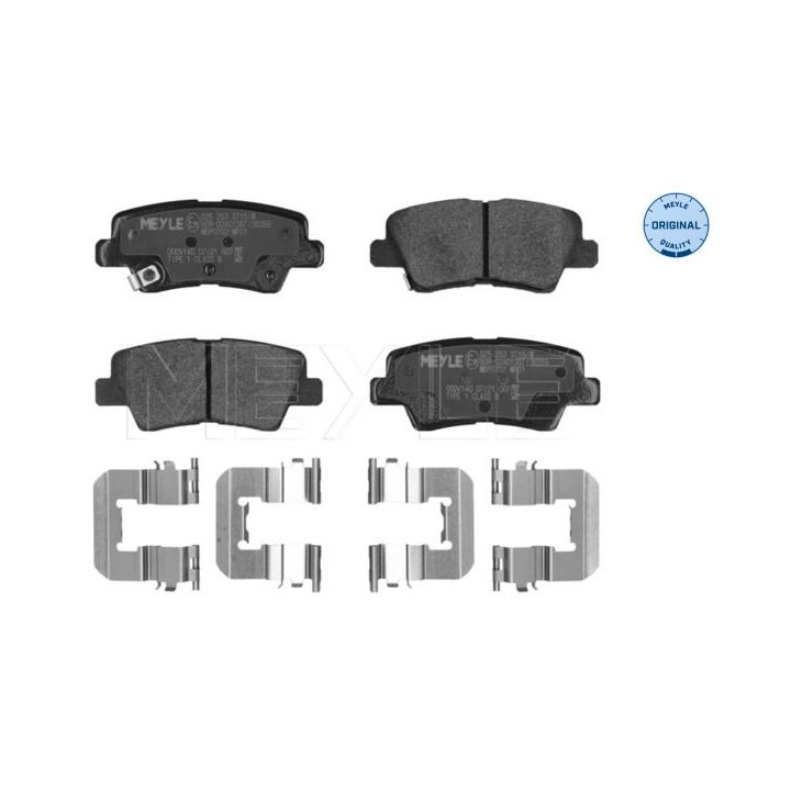 Stabdžių trinkelių rinkinys, diskinis stabdys MEYLE 025 253 3715/W