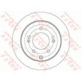 Stabdžių diskas TRW DF7819