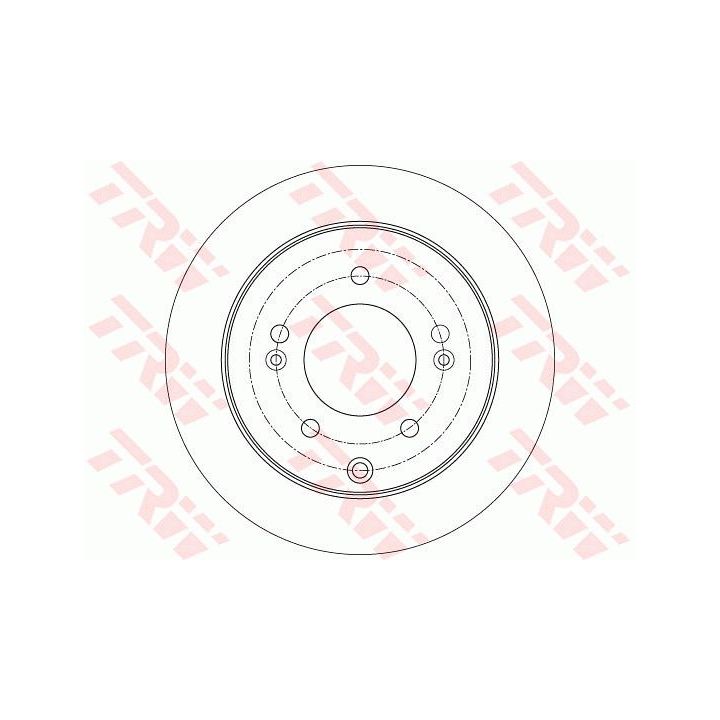 Stabdžių diskas TRW DF7819