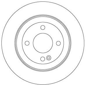 Stabdžių diskas TRW DF7928