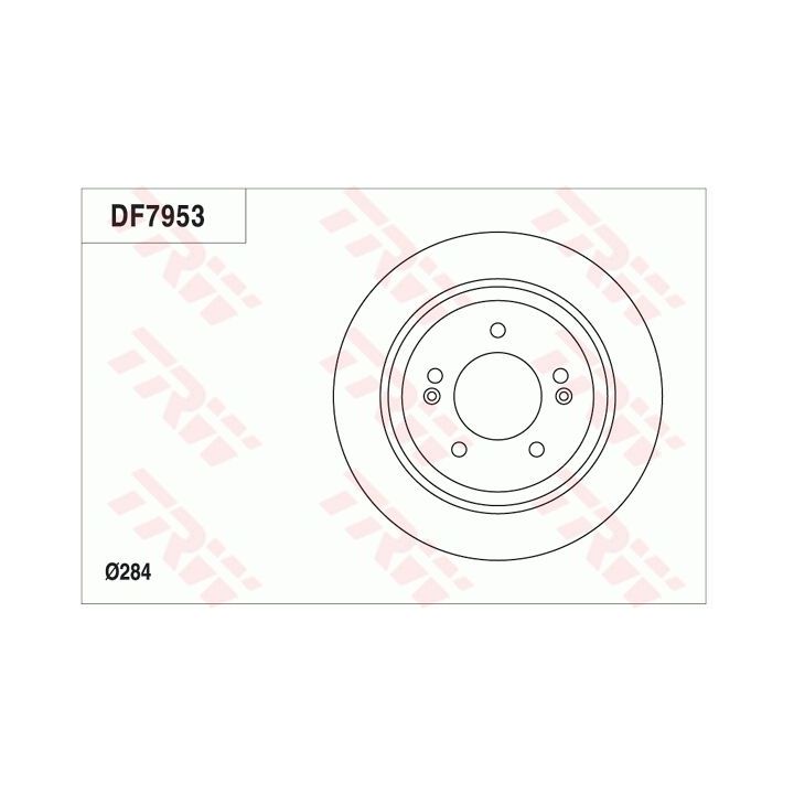 Stabdžių diskas TRW DF7953