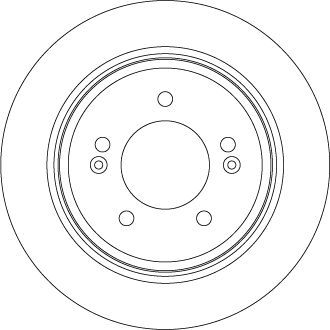 Stabdžių diskas TRW DF7953