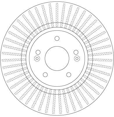 Stabdžių diskas TRW DF7973