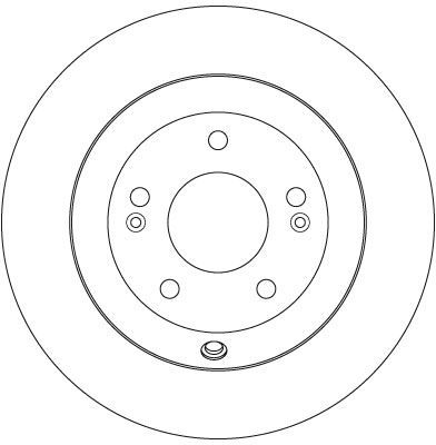 Stabdžių diskas TRW DF7996
