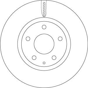 Stabdžių diskas TRW DF8052
