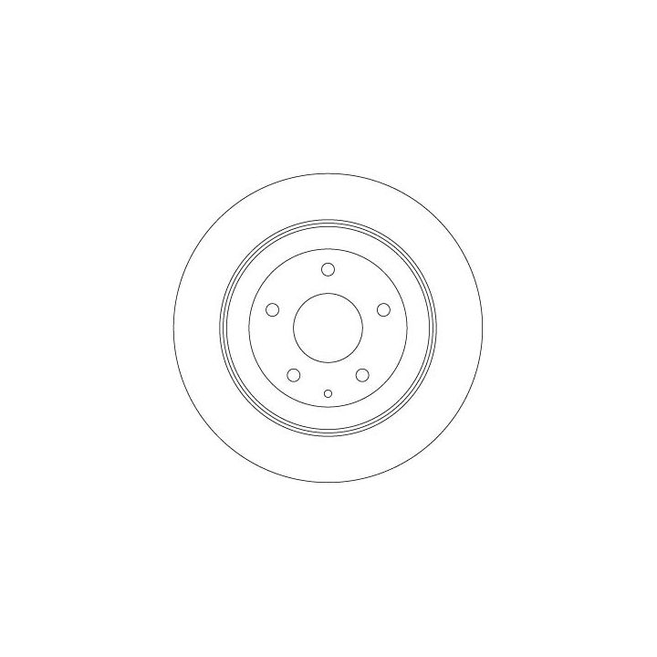 Stabdžių diskas TRW DF8053