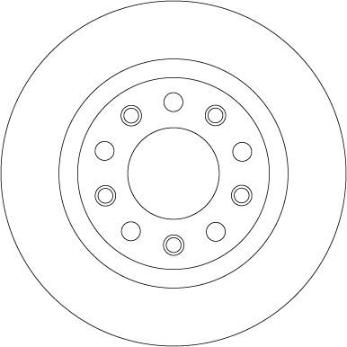 Stabdžių diskas TRW DF8070