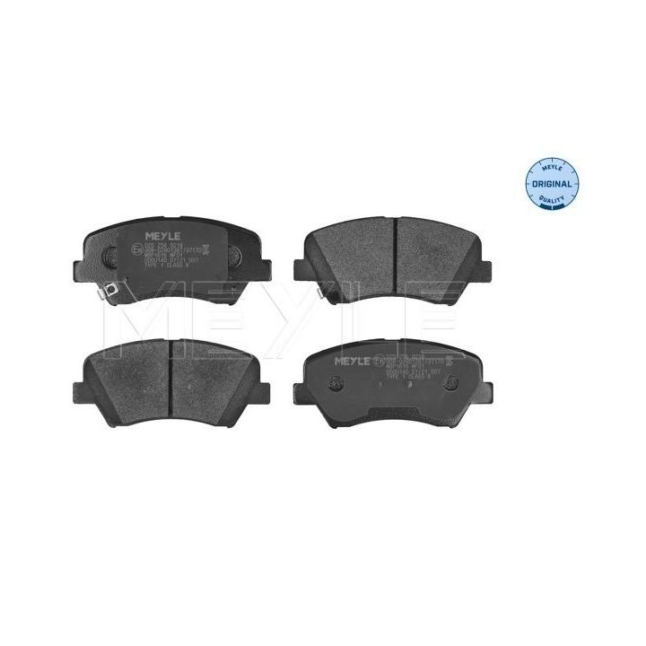 Stabdžių trinkelių rinkinys, diskinis stabdys MEYLE 025 256 9218