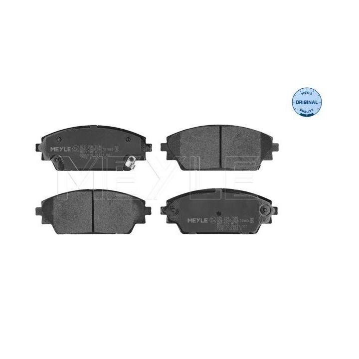 Stabdžių trinkelių rinkinys, diskinis stabdys MEYLE 025 258 7516