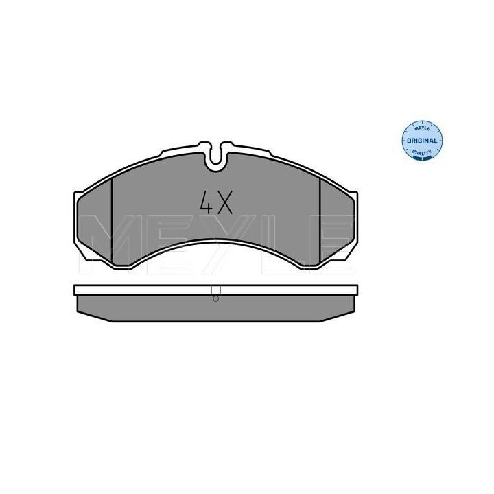 Stabdžių trinkelių rinkinys, diskinis stabdys MEYLE 025 291 2120