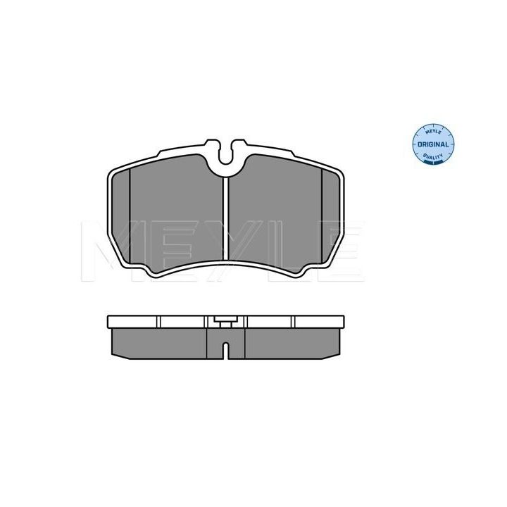 Stabdžių trinkelių rinkinys, diskinis stabdys MEYLE 025 291 2320