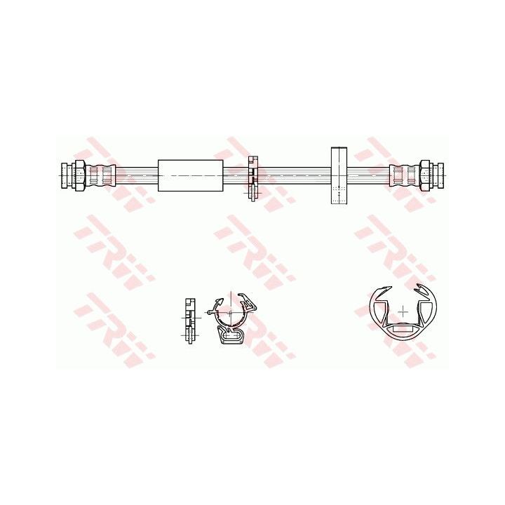 Stabdžių žarnelė TRW PHA317