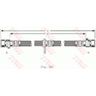 Stabdžių žarnelė TRW PHA367