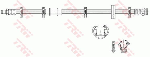 Stabdžių žarnelė TRW PHB217