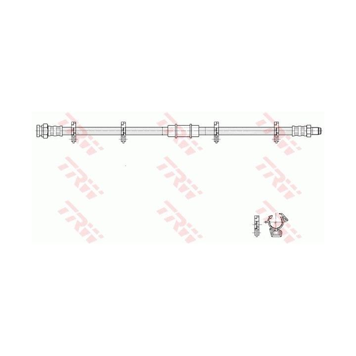 Stabdžių žarnelė TRW PHB273