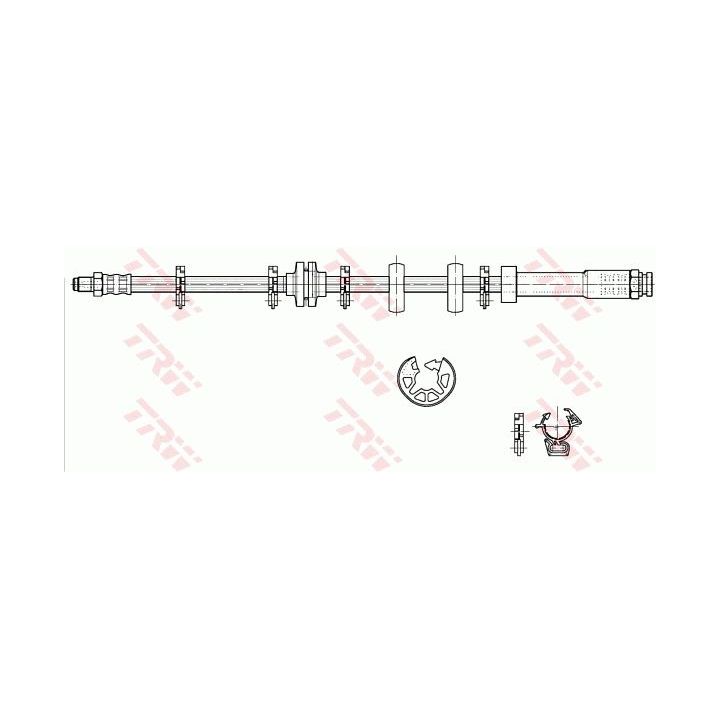 Stabdžių žarnelė TRW PHB297