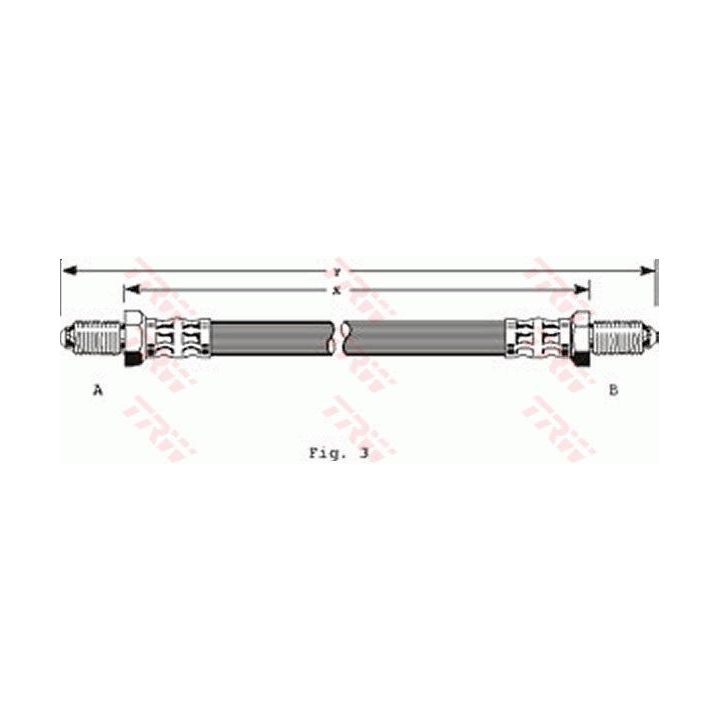 Stabdžių žarnelė TRW PHC201