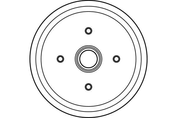 Stabdžių būgnas TRW DB4028