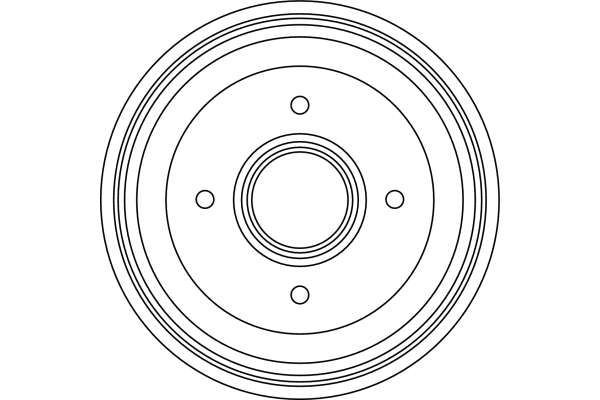 Stabdžių būgnas TRW DB4066