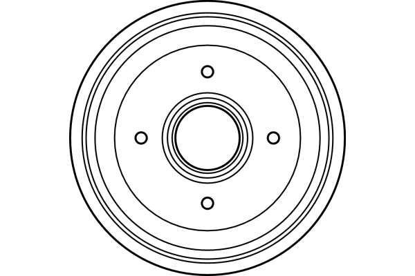Stabdžių būgnas TRW DB4067
